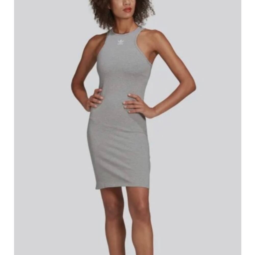 Adidas Originals Trefoil Bodycon Shift Dress SZ SM